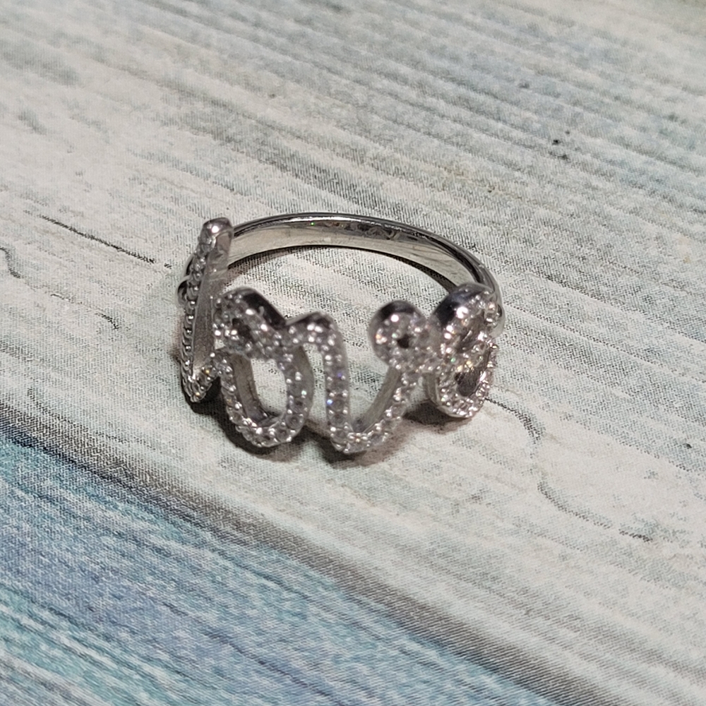 925 Love Ring. - Picture 5 of 7